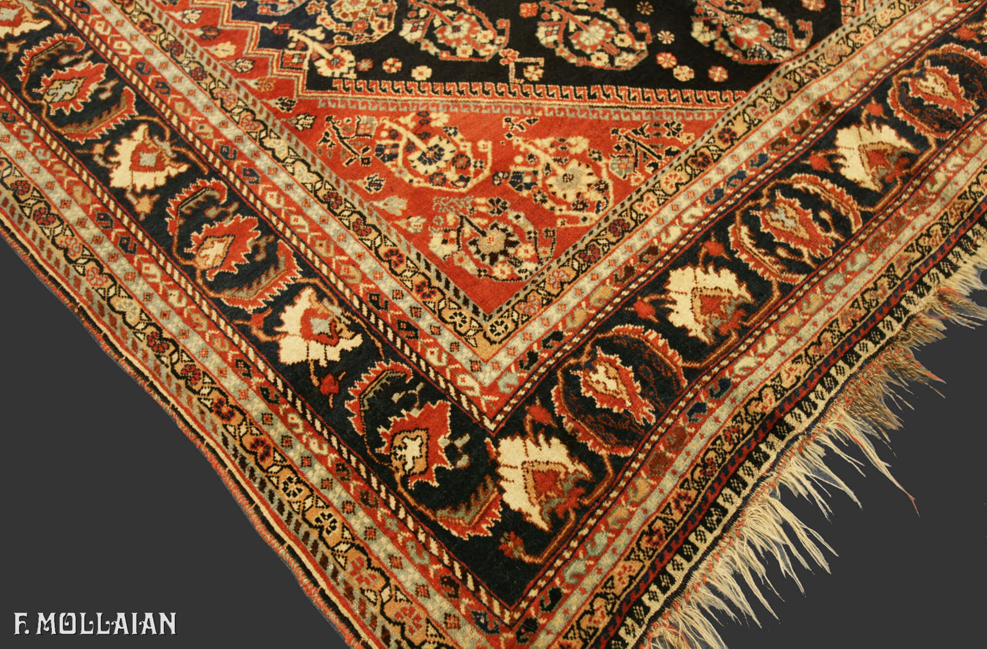 Tapis Persan Antique Kashkuli n°:84931382